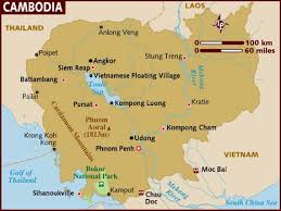 cambodia map